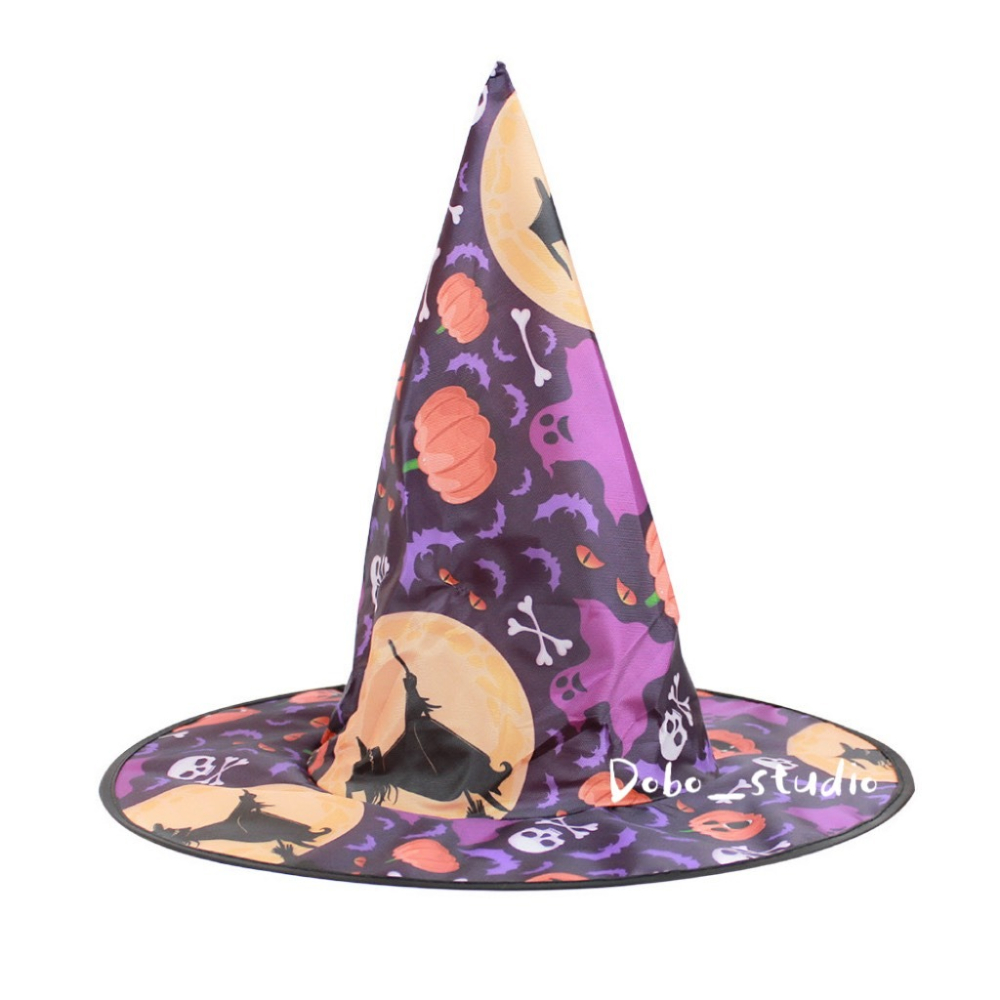 鳥我一下好嗎🍀萬聖節巫師帽 萬聖節高帽子 女巫帽 COSPLAY黑色尖帽 萬聖節配件 化妝服飾帽子 黑尖帽子 哈利波特-細節圖3