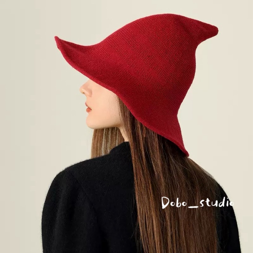 鳥我一下好嗎🍀棉紗巫師帽 黑色尖帽 魔法帽巫婆帽 萬聖節道具 巫婆帽 萬聖節頭飾 萬聖節 聖誕節 秋冬保暖帽 派對裝扮-細節圖4