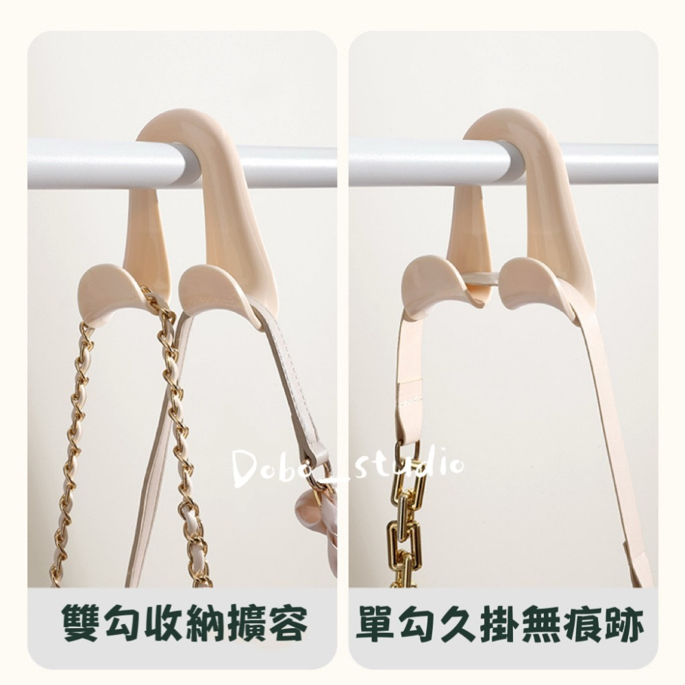 鳥我一下好嗎🍀包包掛勾架 弧形掛勾 衣櫃專用掛勾 領帶掛勾 可移動掛鉤 包包吊鉤 隨身掛勾 包包掛勾 包包架 掛勾 掛-細節圖3