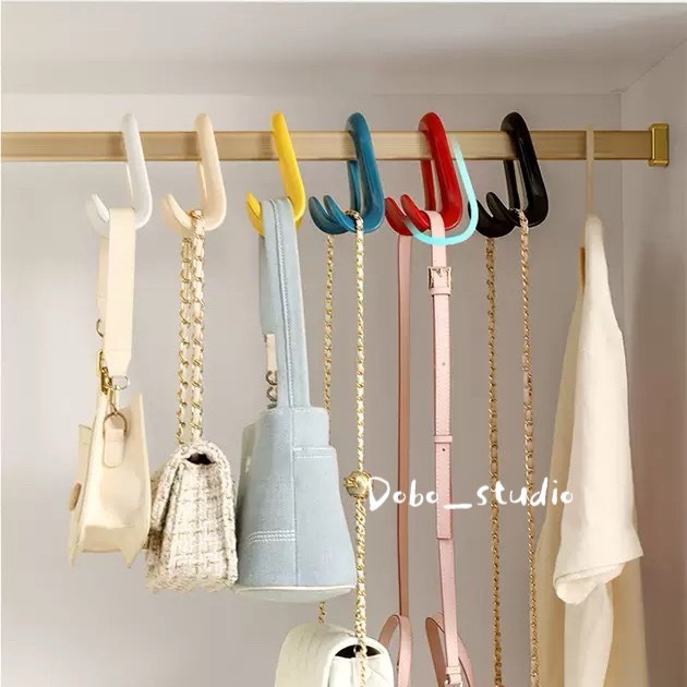 鳥我一下好嗎🍀包包掛勾架 弧形掛勾 衣櫃專用掛勾 領帶掛勾 可移動掛鉤 包包吊鉤 隨身掛勾 包包掛勾 包包架 掛勾 掛-細節圖4