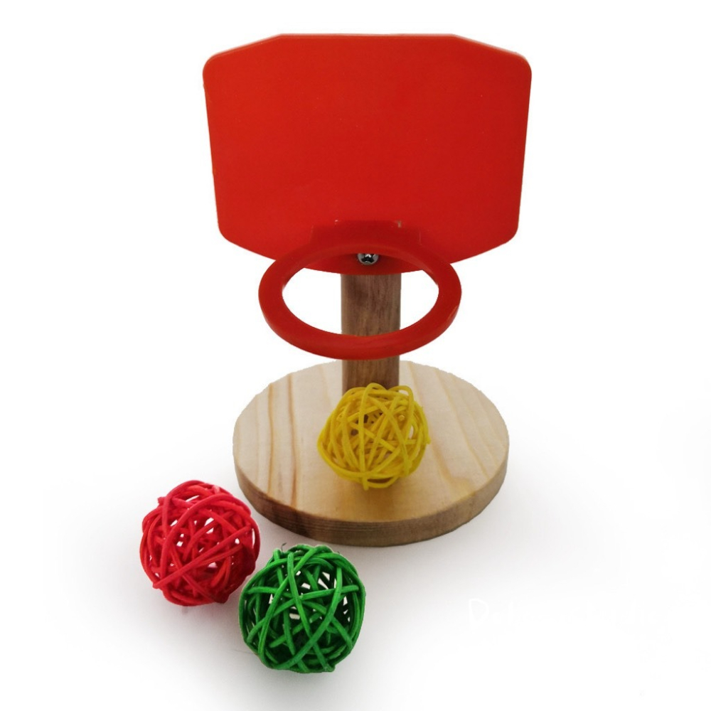 鳥我一下好嗎🍀小寵籃球架 寵物籃球 鳥玩具 鸚鵡籃球架 籃球 籃板 室內籃球架 凱克鸚鵡 玄鳳 雀鳥 虎皮鸚鵡 亞馬遜-細節圖2