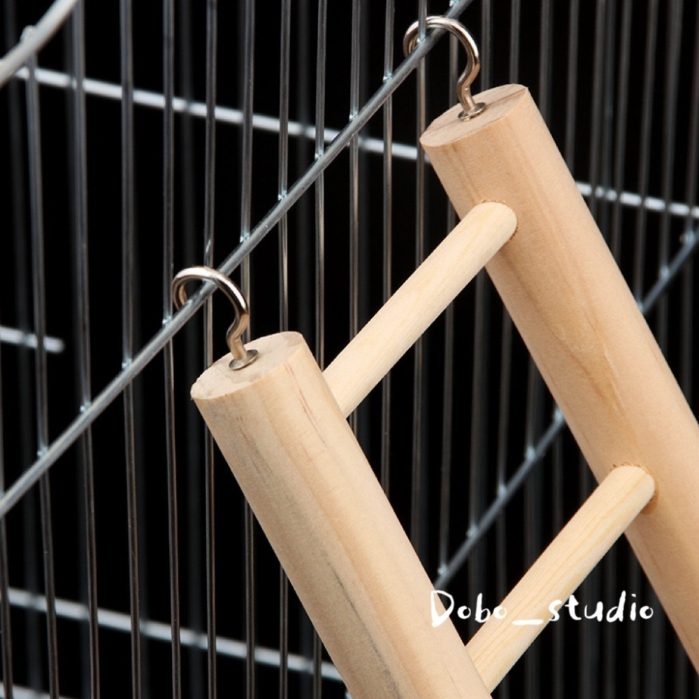 鳥我一下好嗎🍀實木五節木梯 原木爬梯 中小型鸚鵡倉鼠 攀爬梯 虎皮鸚鵡 玄鳳鸚鵡 黃金鼠 蜜袋鼯 鸚鵡 爬蟲 寵物爬梯-細節圖4