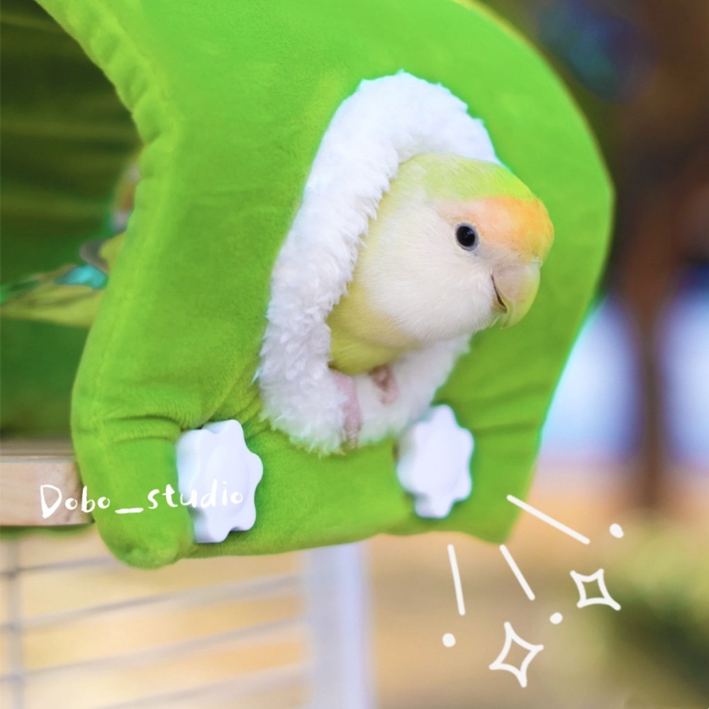 鳥我一下好嗎🍀刷毛懸掛暖窩 鸚鵡保暖窩 鸚鵡鳥窩 保暖鸚鵡窩 棉窩 可懸掛保暖窩 鳥巢鳥吊窩 牡丹 虎皮 和尚 凱克-細節圖2