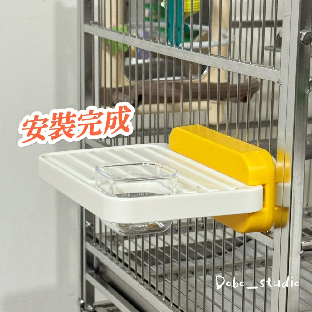 鳥我一下好嗎🍀跳色餵食站台 鸚鵡站板 喂食盒站台 懸掛休息台 中小型鸚鵡專用 文鳥 玄鳳休息站台 蜜袋鼯 倉鼠遊戲台-細節圖4