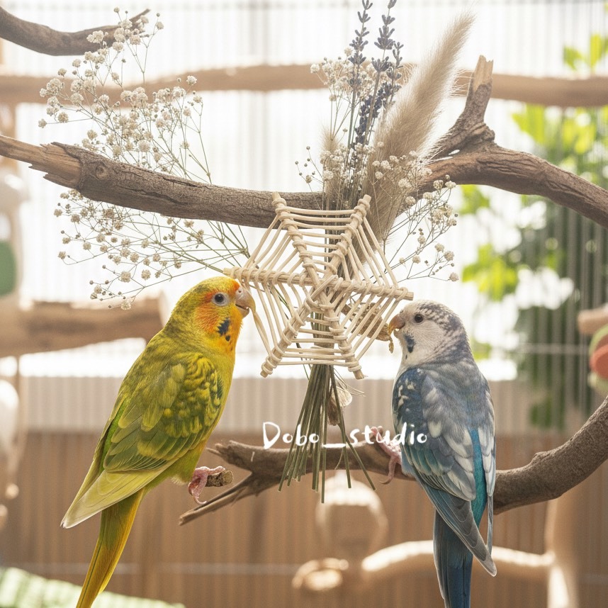 鳥我一下好嗎🍀藤編手工盾牌 藤編蜘蛛網 攀爬抓握 天然藤球 啃咬編織球 編織草編球 倉鼠磨牙 凱克鸚鵡 鸚鵡腳邊玩具-細節圖2