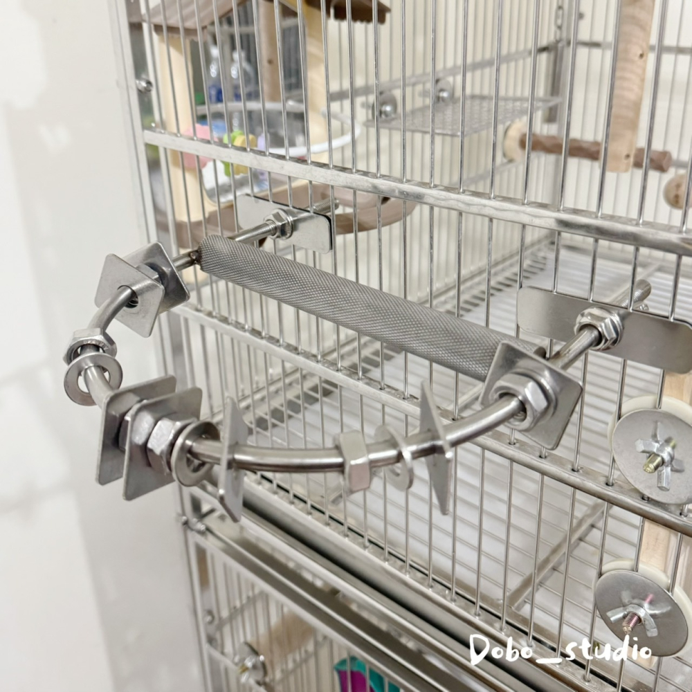 鳥我一下好嗎🍀不鏽鋼零件站棒 多功能站棍 不鏽鋼鳥站棍 鸚鵡DIY配件 玄鳳鸚鵡 小太陽 金太陽 凱克鸚鵡 鳥用解悶-細節圖2