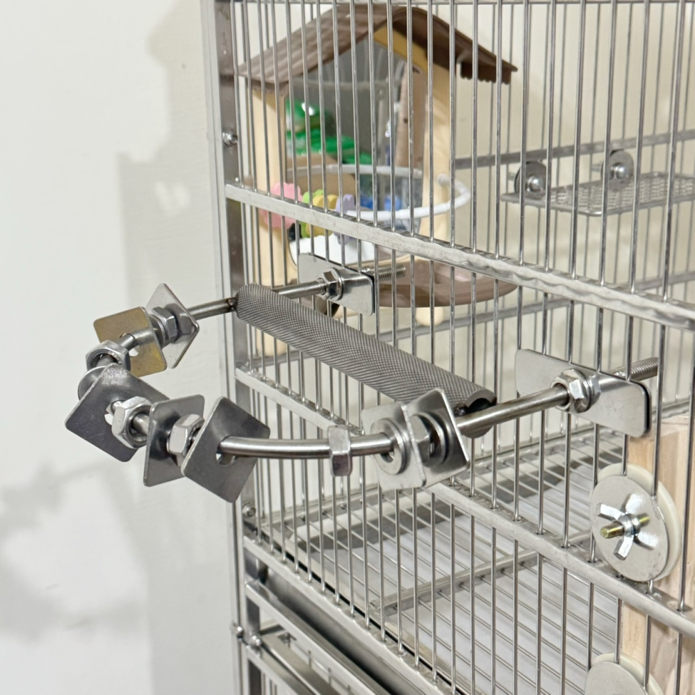 鳥我一下好嗎🍀不鏽鋼零件站棒 多功能站棍 不鏽鋼鳥站棍 鸚鵡DIY配件 玄鳳鸚鵡 小太陽 金太陽 凱克鸚鵡 鳥用解悶-細節圖7