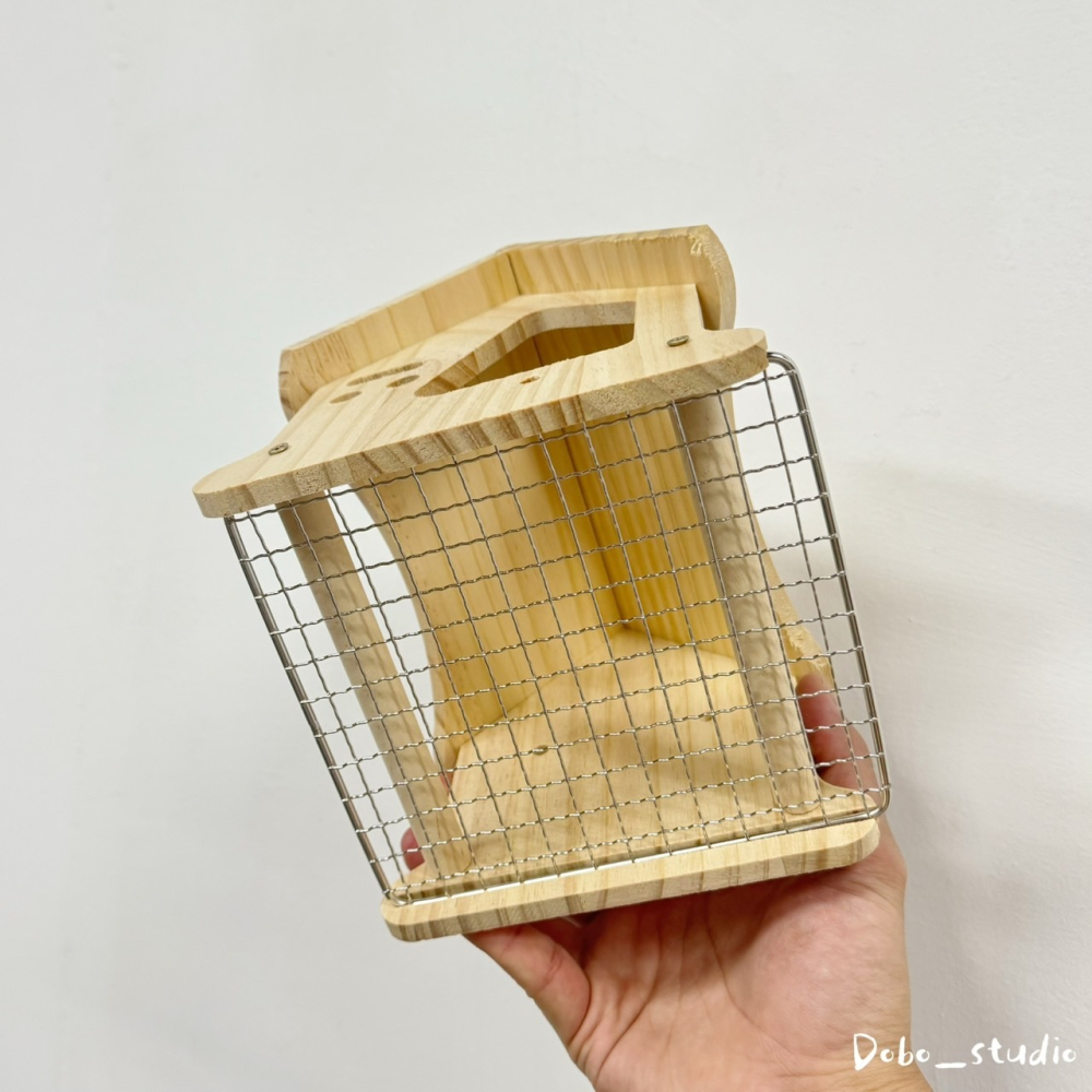 鳥我一下好嗎🍀小寵快樂木屋 鳥用木屋 鳥用站架 鸚鵡休息木窩 鸚鵡放風 橫斑鸚鵡 金絲雀 太平洋鸚鵡 松鼠 倉鼠休息-細節圖3