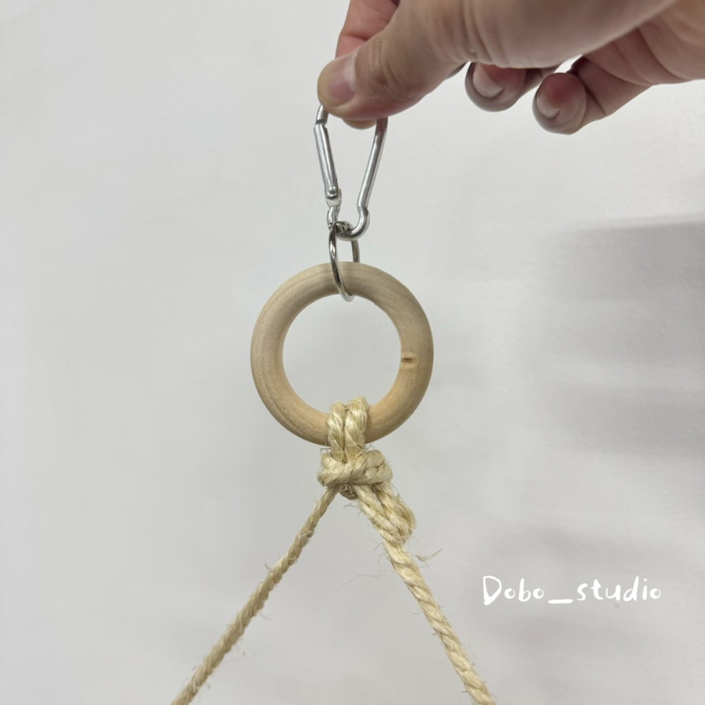 鳥我一下好嗎🍀森林探索木鞦韆 鳥玩具 鸚鵡 攀爬 玩具 抓握木串 鸚鵡鞦韆 木製鳥站棍 玄鳳鸚鵡 木塊 圓環 大型鳥-細節圖7