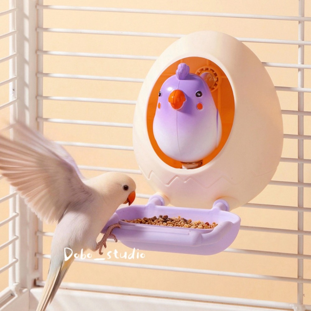 鳥我一下好嗎🍀晨光蛋殼鳥 搖晃鳥玩具 鸚鵡互動假鳥 蛋殼鳥玩具 食盆 小鳥玩具 虎皮鸚鵡玩具 鸚鵡站棍 玄鳳 鸚鵡玩耍-細節圖3