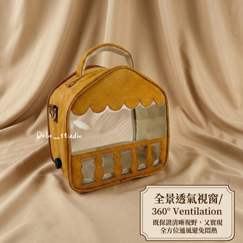 鳥我一下好嗎🍀房型透氣外出包 鸚鵡外出包 寵物外出背包 網美鸚鵡包 小動物外出袋 小寵外出包 高顏值外出包 站棍外出包-細節圖3