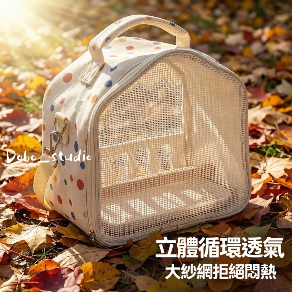 鳥我一下好嗎🍀彩斑鸚鵡外出包 鳥寶外出包包 含站棍底盤 全景透氣外出包 小寵 多功能外出鳥籠 手提單肩籠 小型鸚鵡專用-細節圖2