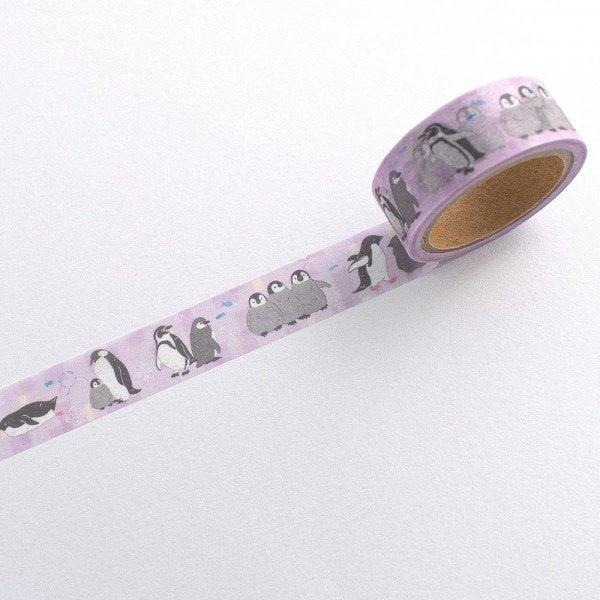 現貨【守夜鴞商行】 日本nb社 企鵝紙膠帶 紙膠帶 手帳素材-細節圖3