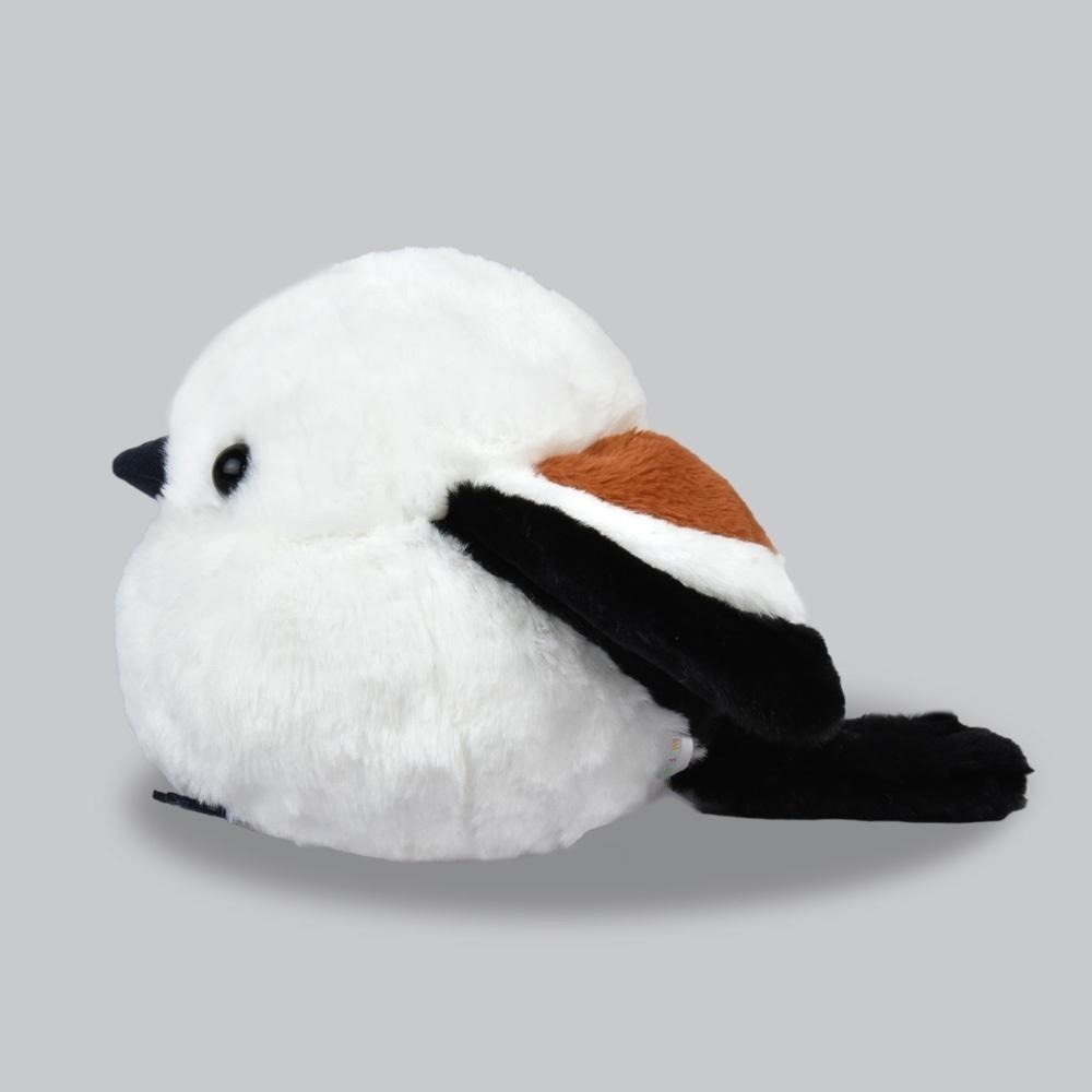 現貨【守夜鴞商行】日本 正版 AMUFUN 飽滿的長尾山雀 娃娃 布偶 可愛 可愛娃娃 禮物 中型 絨毛 療育 好摸-細節圖3