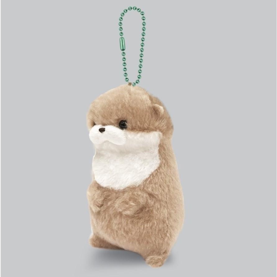 現貨【守夜鴞】日本正版 AMUFUN 水獺家族 拿魚水獺 水獺 絨毛 鑰匙圈  吊飾 娃娃 水族館 人氣動物  LMC-細節圖9