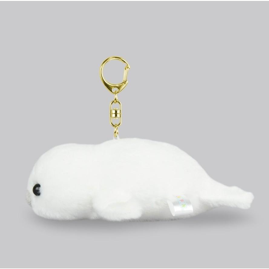 現貨【守夜鴞商行】日本正版 AMUFUN 小海豹寶寶  鑰匙圈 玩偶 吊飾 娃娃 水族館 人氣動物 amuse 海豹-細節圖3