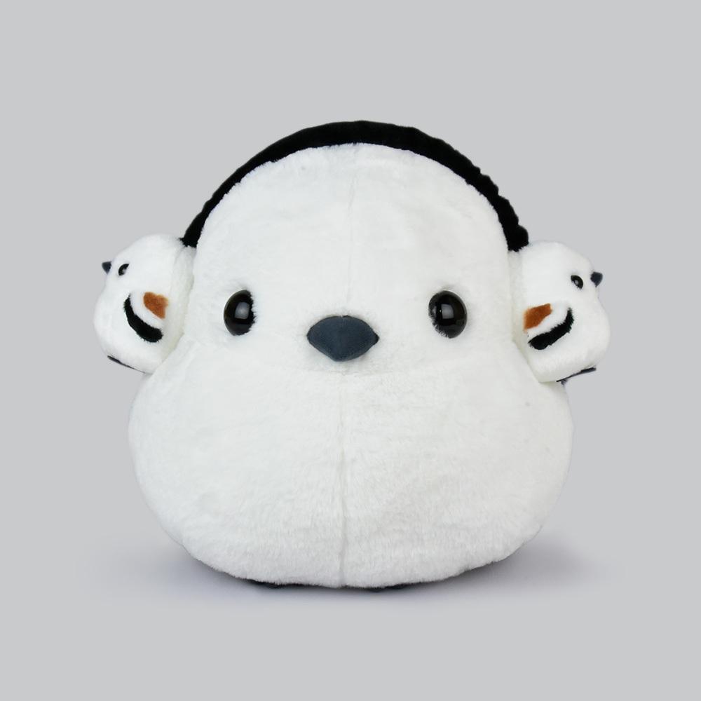 現貨【守夜鴞商行】日本正版 AMUFUN 長尾山雀 山羊絨 保暖耳罩 耳罩 裝飾-細節圖5