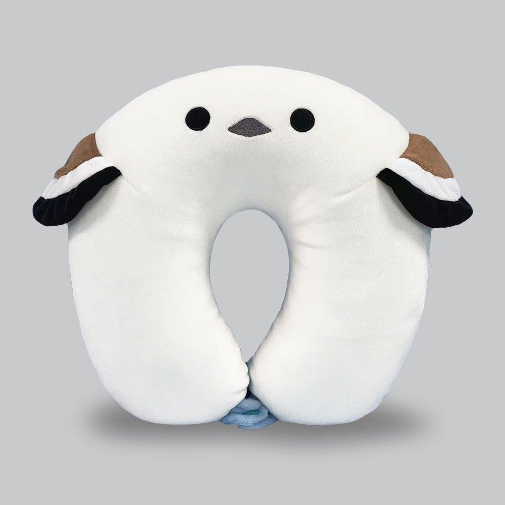 現貨【守夜鴞】日本 AMUFUN 長尾山雀 U型枕 頸枕 枕頭 午睡枕 靠墊 可愛 禮物 造型枕 飛行枕 旅行枕 護頸枕-細節圖2