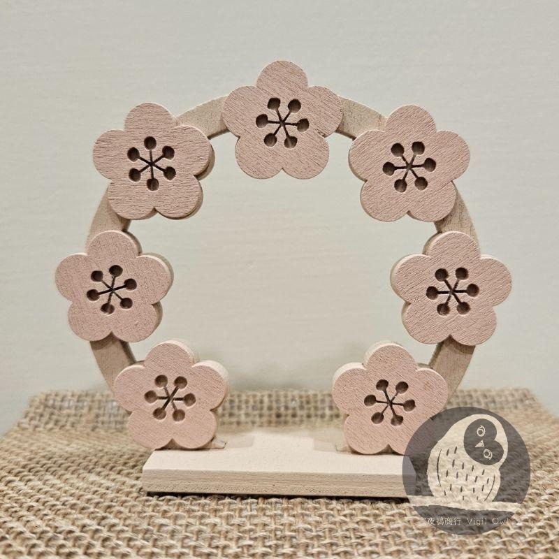 現貨【守夜鴞商行】日本 長尾山雀 擺飾 櫻花山雀 (一組包含 2隻山雀 2塊布團 1個背板)-細節圖5