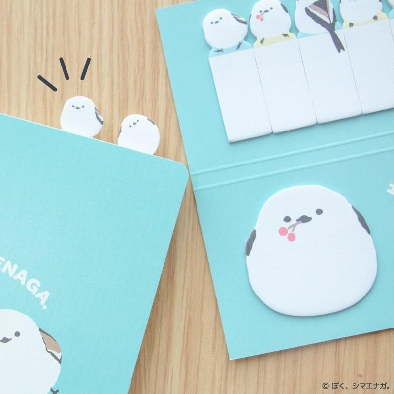 現貨【守夜鴞商行】日本 郵便局 長尾山雀 限量發售 束口袋 筆記本 便利貼 貼紙 文具 山雀文具 日本郵局限定-細節圖7