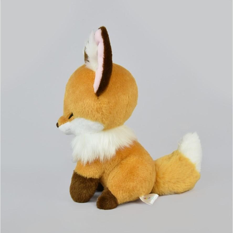 現貨【守夜鴞】日本 正版 AMUFUN 橙色 黃色 狐狸 絨毛 娃娃 amuse 可愛 中型 玩偶 赤色 赤狐-細節圖3