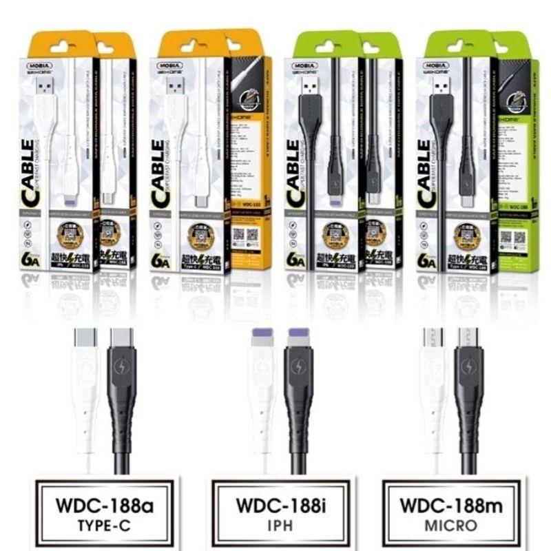 台灣現貨🔥WEKOME 6A快充線 WK 全速3代 WDC-188 Mirco/iPhone/ Type-C-細節圖8