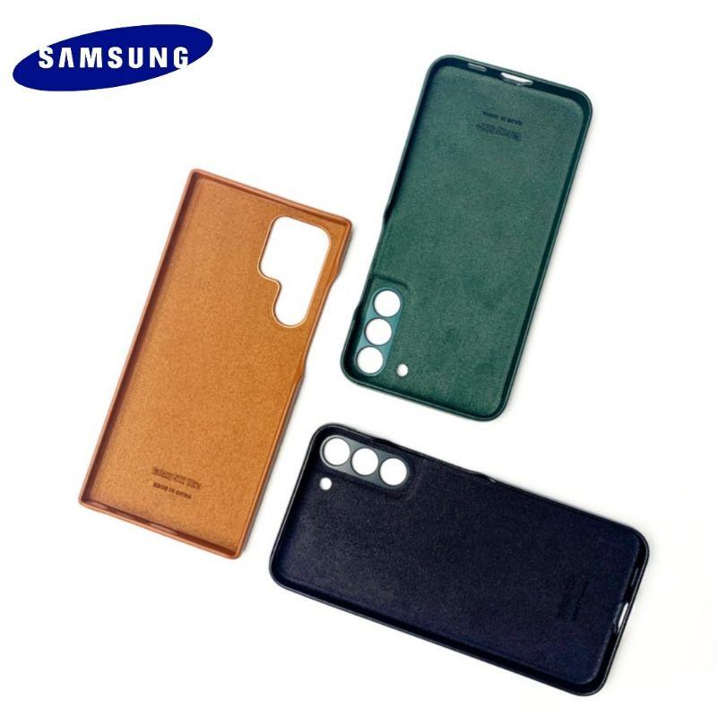 台灣現貨🔥S23Ultra S22Ultra皮革手機背蓋 S23手機殼 三星原廠背蓋 S22ultra手機殼-細節圖6