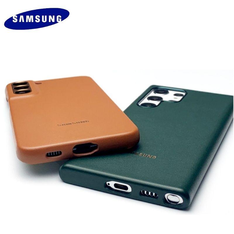 台灣現貨🔥S23Ultra S22Ultra皮革手機背蓋 S23手機殼 三星原廠背蓋 S22ultra手機殼-細節圖7