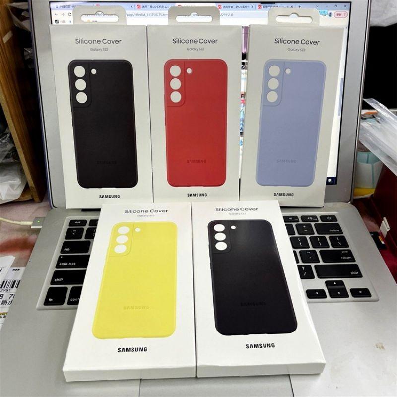 台灣現貨🔥原廠盒裝 S22plus S22三星手機殼 S22手機殼 S22原廠矽膠背蓋  S22plus手機殼-細節圖5
