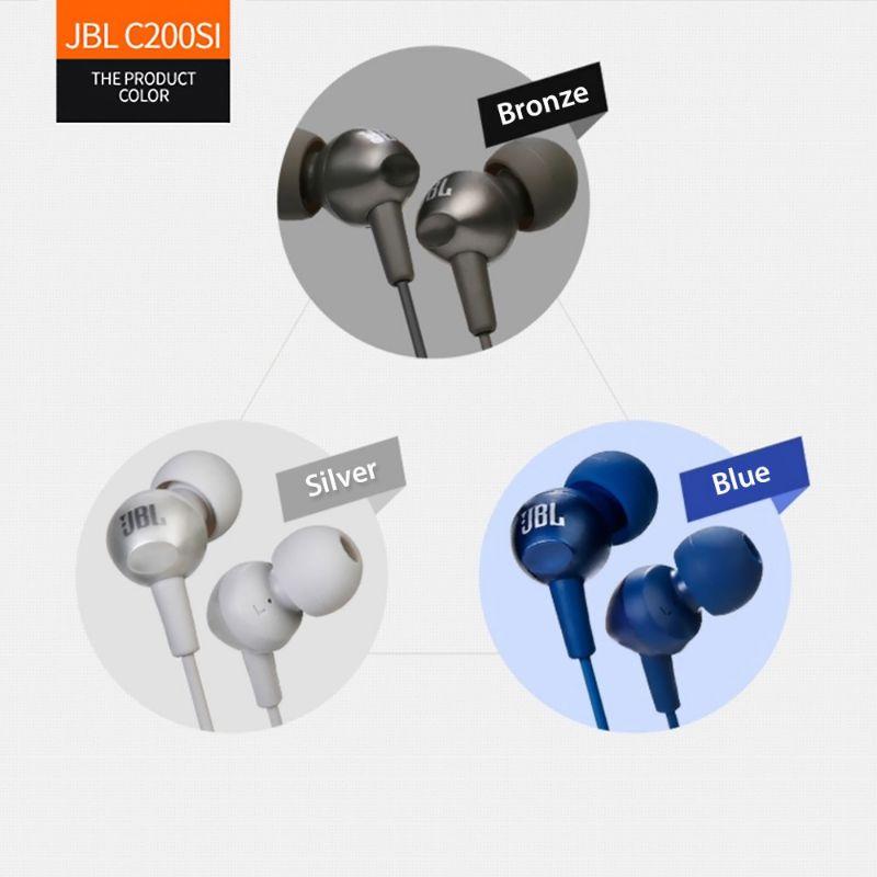 台灣出貨🔥JBL耳機 JBL C200SI 有線耳機 降噪耳機 游戲耳機 音樂耳機 運動耳機 線控耳機-細節圖5