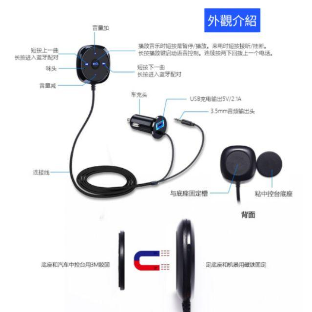 全館免運✔藍芽接收器 車用藍芽MP3播放器 藍芽免持通話 車載藍芽傳輸器-細節圖8
