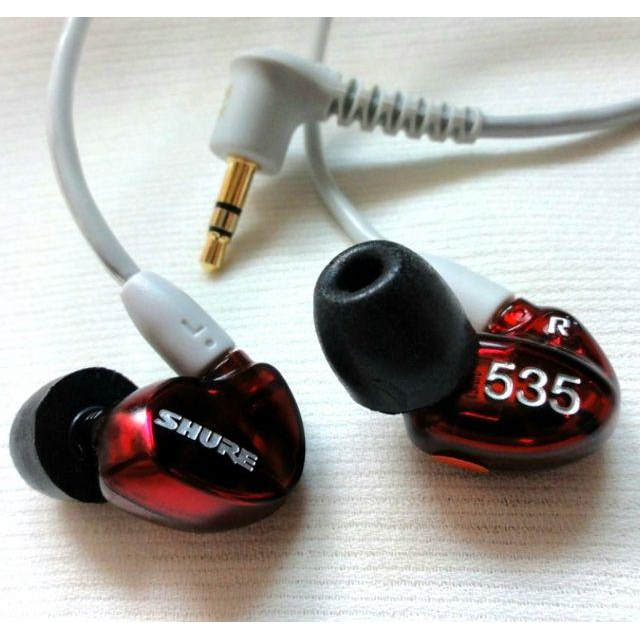 代購現貨🔥 Shure舒爾耳機SE535紅色限定版監聽耳機入耳式動圈耳機重