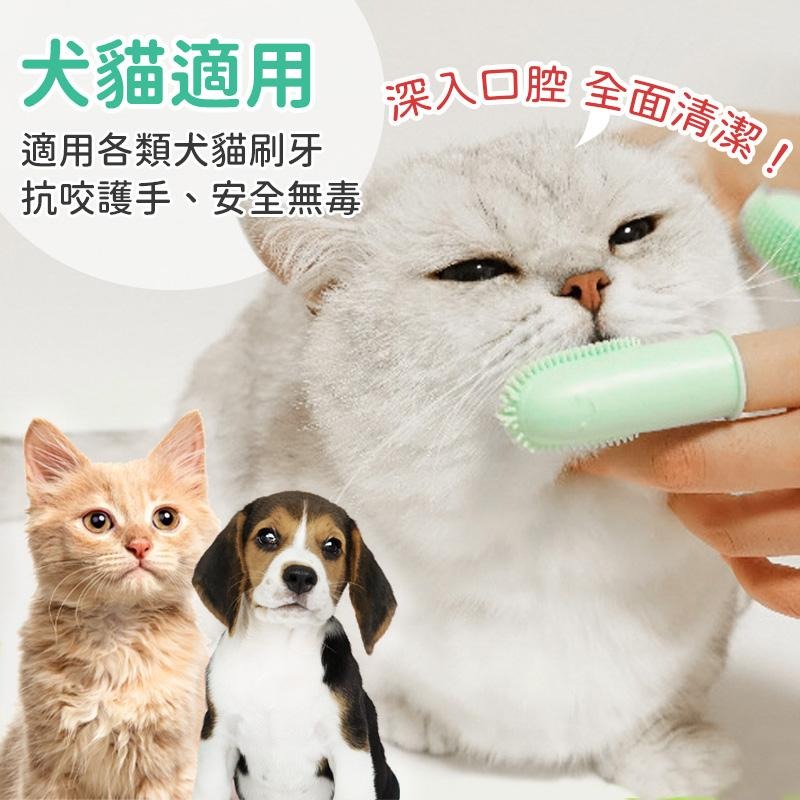 台灣現貨⚡毛孩口齒清新⚡寵物雙指套牙刷 寵物牙刷 貓狗潔牙刷 寵物牙刷指套 小狗貓咪指套牙刷 狗狗牙刷 貓咪牙刷-細節圖7