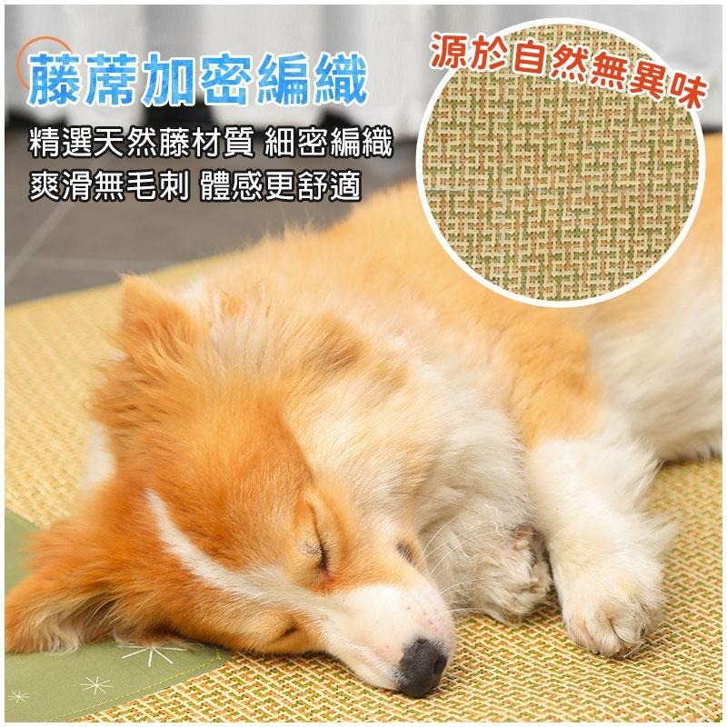 【台灣現貨】寵物夏季涼蓆墊 寵物涼感墊 狗狗涼墊 寵物涼蓆 涼感床 狗狗涼墊 寵物冰墊 寵物涼床 寵物涼蓆窩 狗窩 貓窩-細節圖3