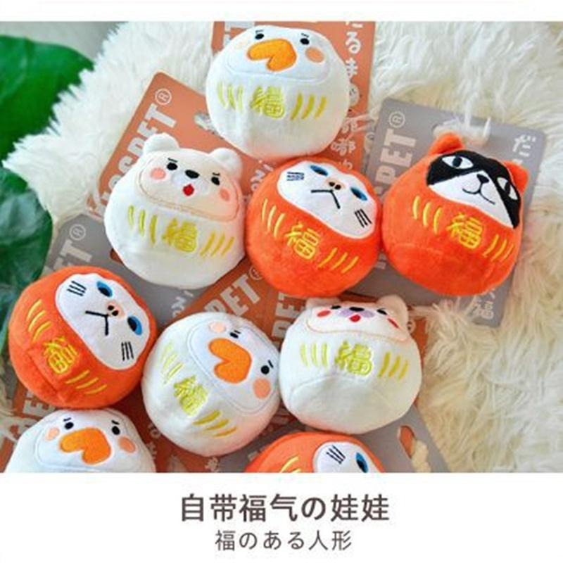 逹摩大福 貓咪毛絨玩偶 貓草玩具 薄荷草 貓咪玩具 貓薄荷玩具 寵物絨毛玩具 玩具公仔 聖誕節 交換禮物 聖誕禮物-細節圖3