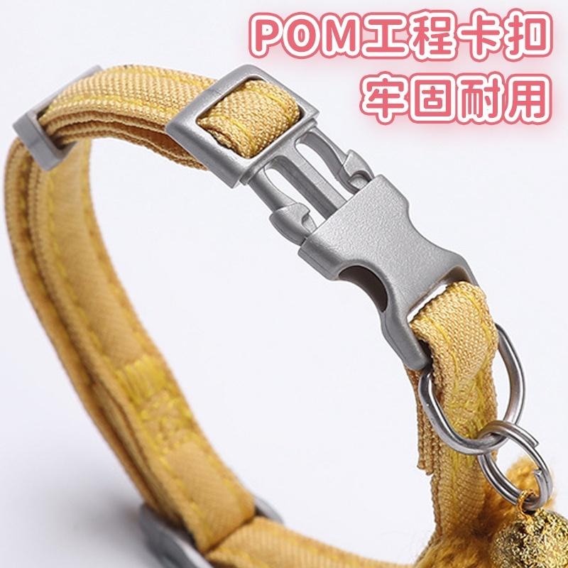 台灣現貨【呼嚕生活館】 INS風手工花瓣貓項圈 貓咪項圈 寵物項圈 貓狗項圈 頸圈 貓咪裝飾 小型犬項圈 可調整項圈-細節圖7