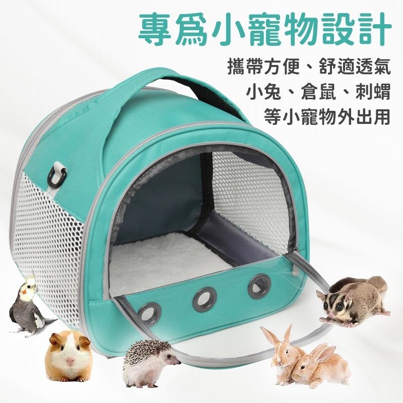 【台灣現貨】 蜜袋鼯外出包 龍貓倉鼠兔子刺蝟 寵物外出背包 鸚鵡天竺鼠外出包 小寵物外出籠 小型動物外出包 肩背包-細節圖2