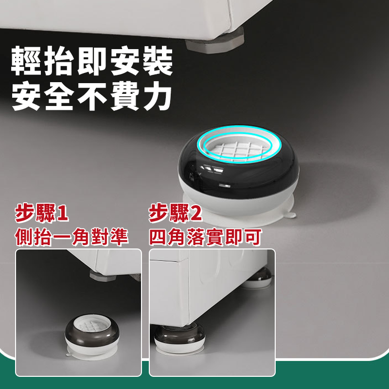 【台灣現貨】洗衣機加高腳墊 洗衣機防滑底座 洗衣機防震墊 洗衣機墊 家具增高墊 冰箱墊高 防滑墊桌腳墊 桌椅墊 防震墊-細節圖6