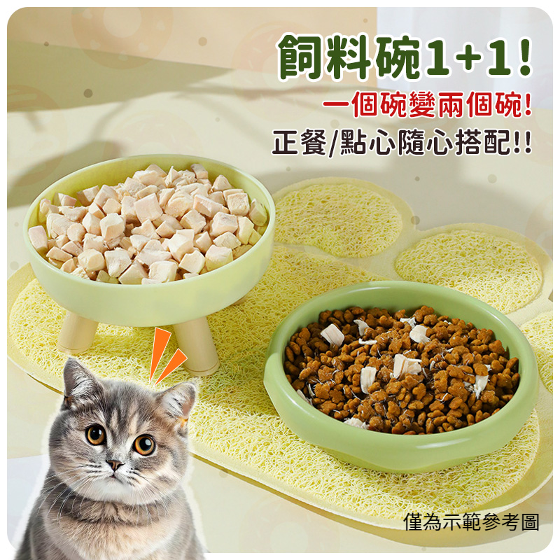 甜甜圈寵物碗 貓碗 寵物高腳碗 狗碗 貓碗架 護頸碗 寵物碗架 寵物餵食碗 寵物碗 保護脊椎 寵物餐桌-細節圖4