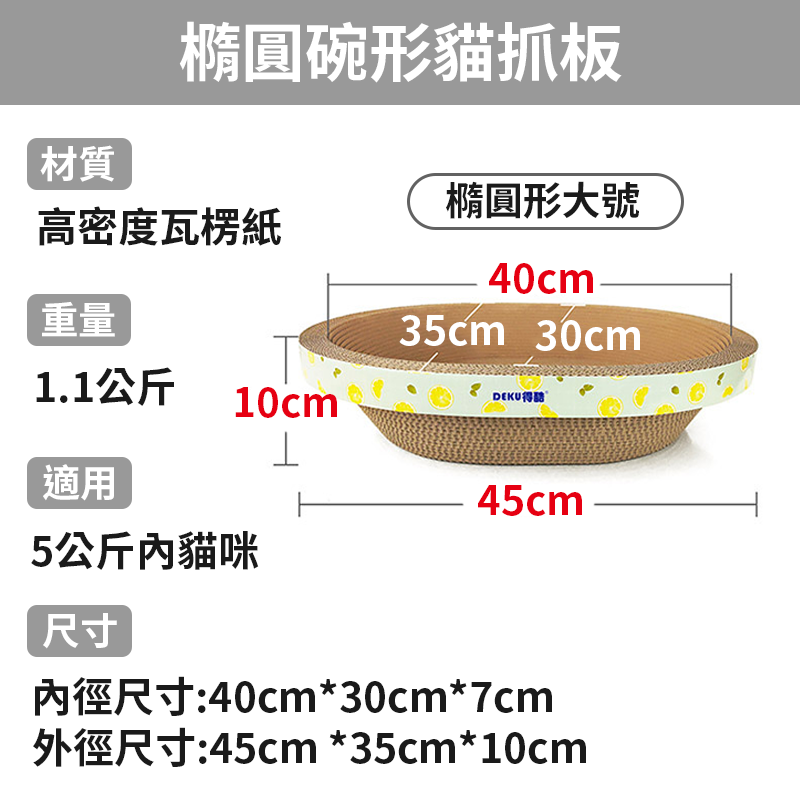 現貨🔥圓形貓抓板 橢圓貓抓窩 貓抓碗 貓抓板 碗型貓抓板 貓抓圓窩 凹面抓板 瓦楞紙抓板 貓咪抓板-細節圖9