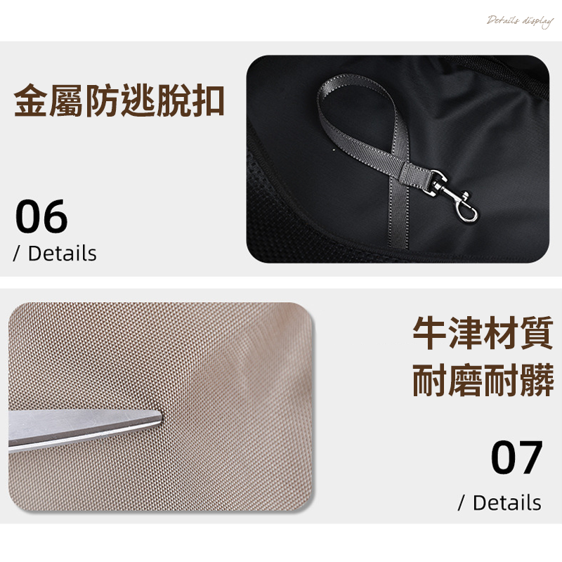 寵物側背包 透氣 寵物斜背包 寵物側背袋 寵物外出包 肩背寵物包 貓包 狗斜背袋 側背包 寵物提包提袋-細節圖8