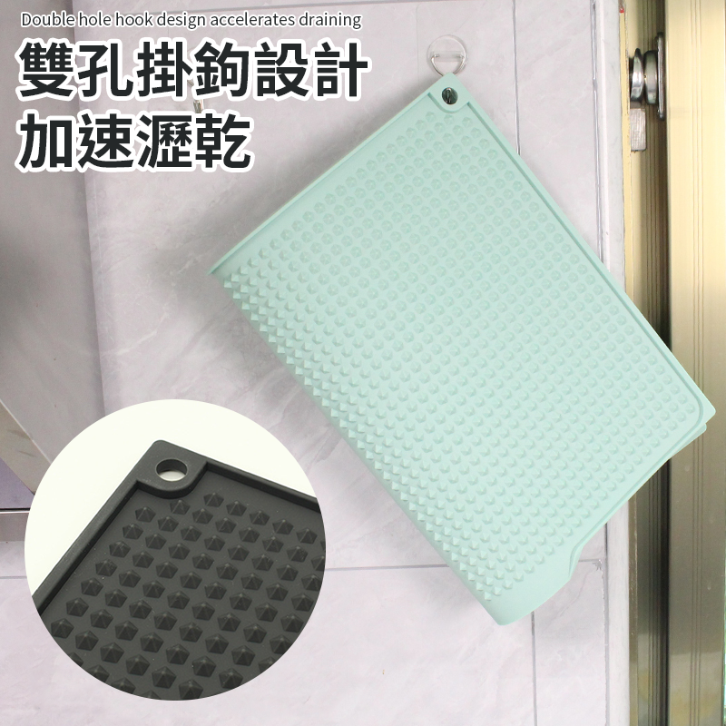 【新款開放式出水口】廚房臺面瀝水墊 矽膠瀝水墊 餐桌隔熱墊 瀝水墊 杯墊 咖啡機墊 砧板墊 吧台墊 防滑瀝水墊 防燙墊-細節圖7