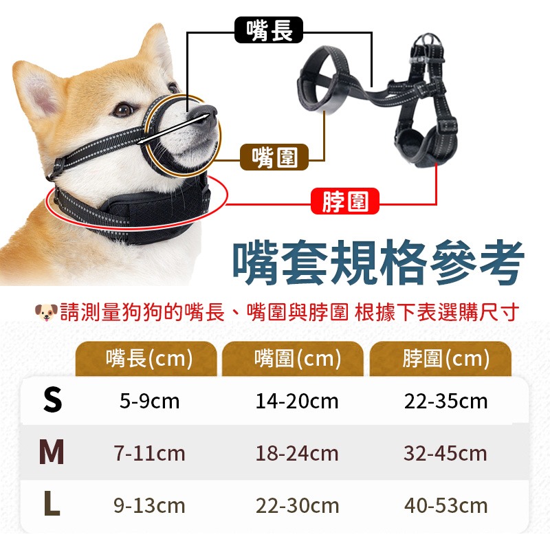 【現貨新款】可牽引狗嘴套 寵物嘴套 狗狗防咬防叫嘴套 外出嘴套 寵物防咬 狗嘴套 防叫 防咬嘴套-細節圖7
