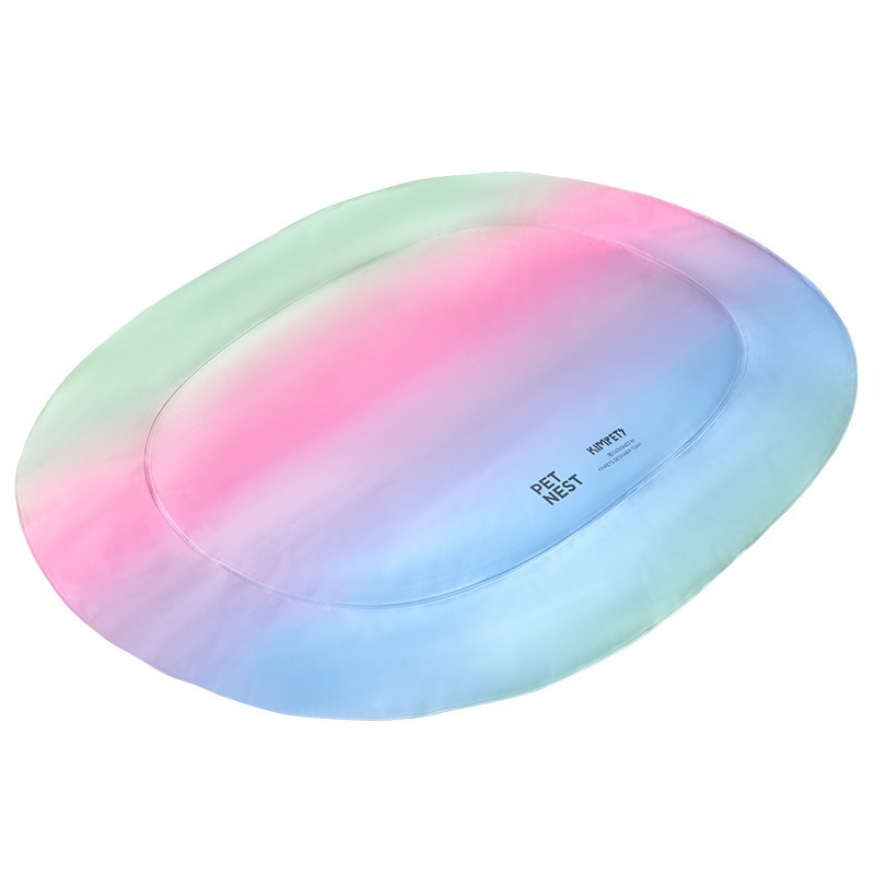 【涼酷彩虹冰墊】寵物冰墊 夏季 涼感墊 寵物涼墊 貓狗涼墊 狗窩涼感墊 冰涼墊 寵物涼蓆 凝膠冰窩 寵物睡墊 冰墊睡墊-細節圖10