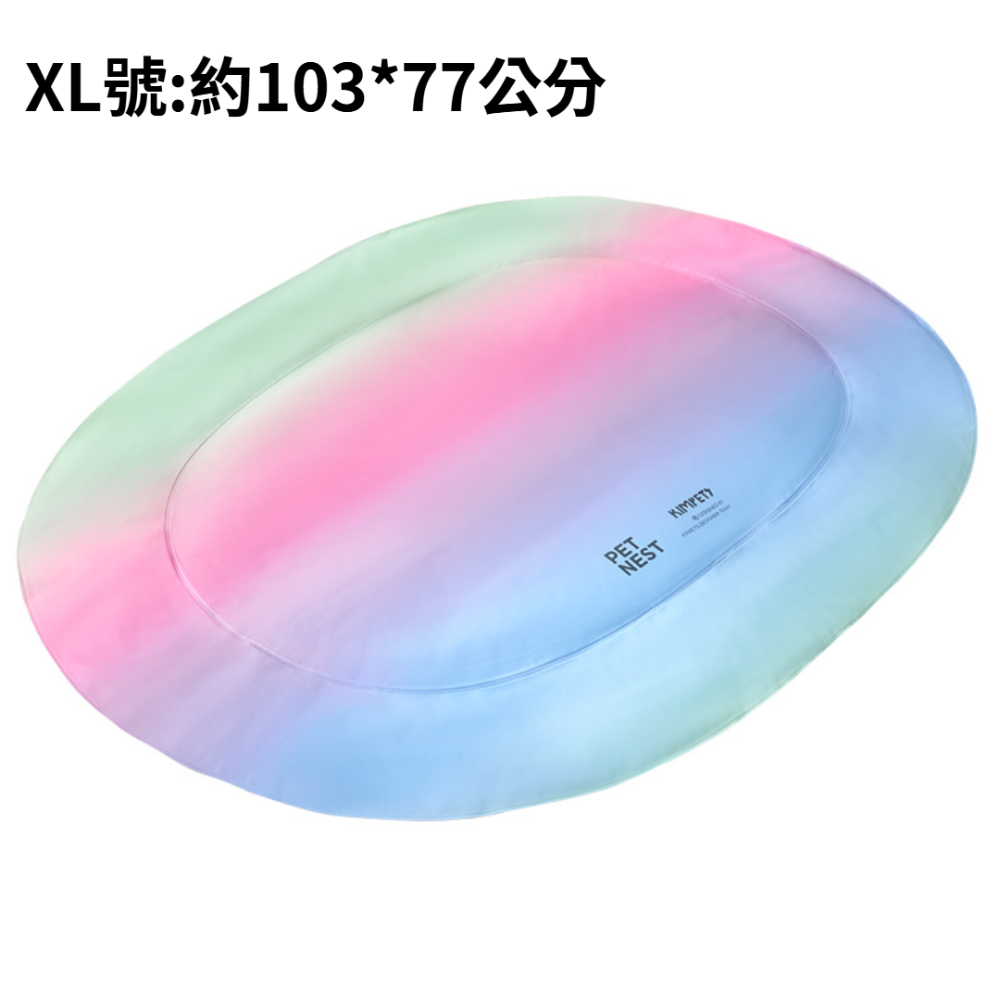 【涼酷彩虹冰墊】寵物冰墊 夏季 涼感墊 寵物涼墊 貓狗涼墊 狗窩涼感墊 冰涼墊 寵物涼蓆 凝膠冰窩 寵物睡墊 冰墊睡墊-規格圖10