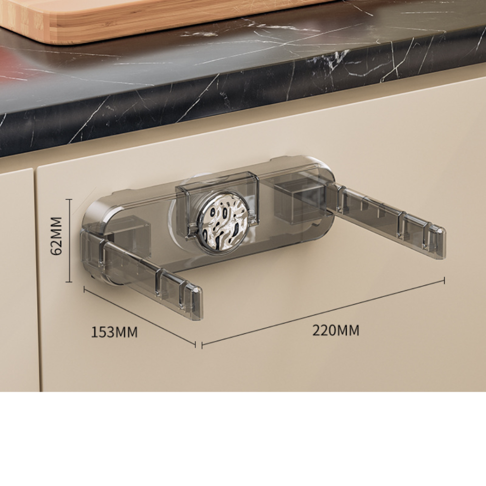 台灣現貨🔥吸盤垃圾袋支架 可折疊垃圾袋架 垃圾袋固定器 垃圾袋架 垃圾袋支架 廚餘垃圾袋掛架 收納架-規格圖9