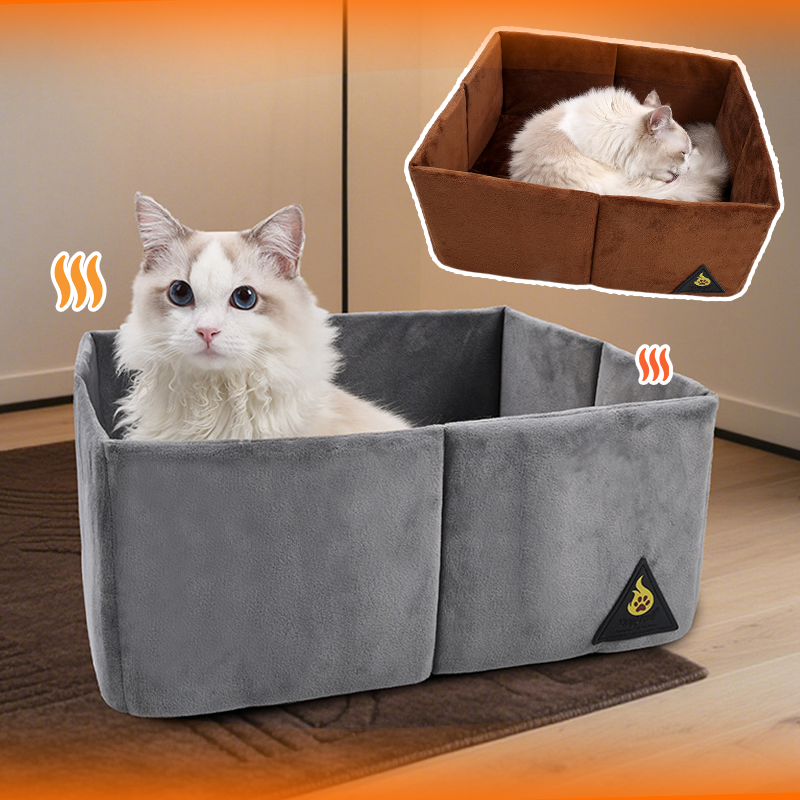 🔥高圍邊保暖寵物窩🔥寵物睡窩 冬季睡墊 狗狗床 貓床 睡墊 睡窩 狗窩 貓窩墊 狗床墊 保暖墊-細節圖8