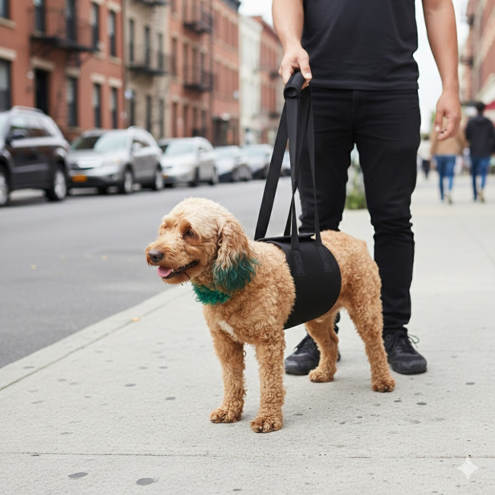 寵物輔助帶 步行提帶 牽引帶 老狗輔助帶 輔助背帶 寵物步行輔助 狗關節退化受傷輔助帶 腿部支撐 寵物腰帶-細節圖2