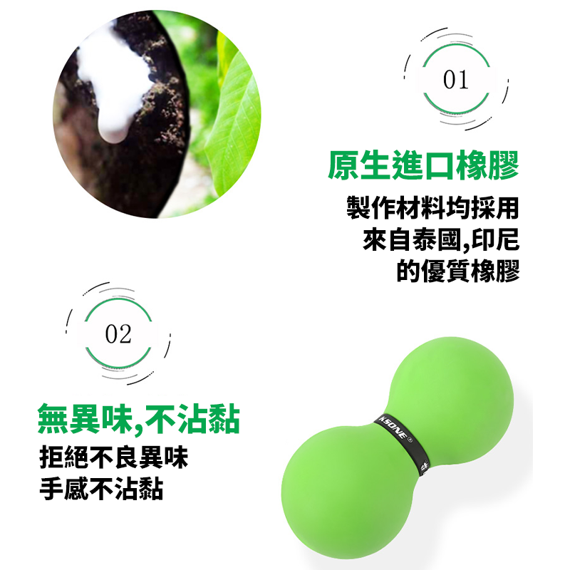 現貨 KSONE 筋膜球 花生球 按摩球 雙球瑜珈按摩球 肌肉放鬆 頸部背部足部 按摩球 健身器材 穴道深度按摩-細節圖6