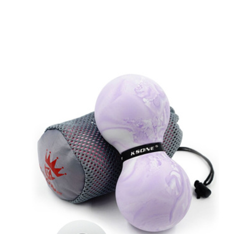 現貨 KSONE 筋膜球 花生球 按摩球 雙球瑜珈按摩球 肌肉放鬆 頸部背部足部 按摩球 健身器材 穴道深度按摩-規格圖9